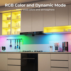 Puck Lights 5V Single USB Powered,RGB Color Temperature Adjustable & Dimmable Under Cabinet Light,3D Printer LED Lamp Kit for Cabinet,Wardrobe,Showcase 2 Pack