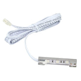 AIBOO Single Under Cabinet LED Light for Glass Edge Shelf Back Side Clip Clamp Strip Lighting (Not Include Remote)