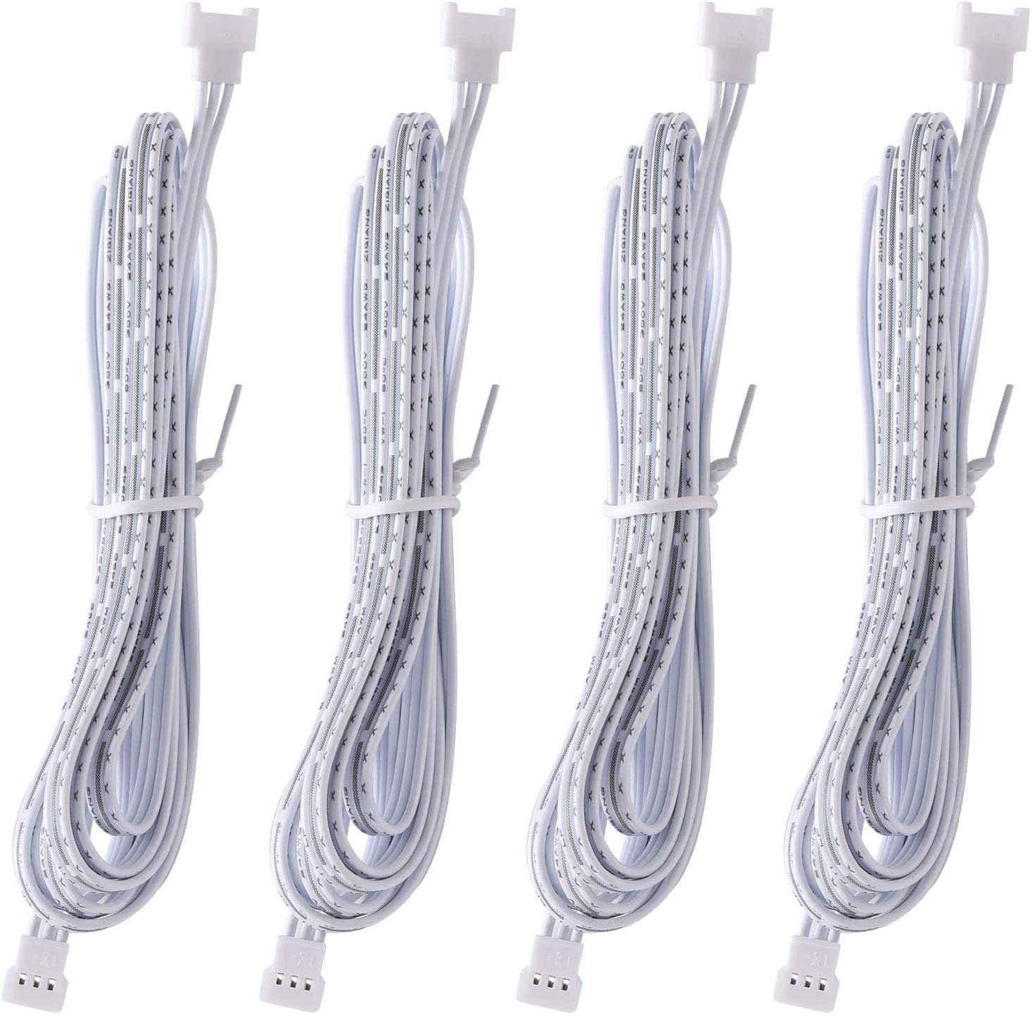 Flexible Extendable Cords for LED Color Dream Colored Under Cabinet Lighting Kit 1.5m (60 inch) Extension Cables