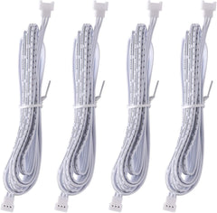 Flexible Extendable Cords for LED Color Dream Colored Under Cabinet Lighting Kit 1.5m (60 inch) Extension Cables