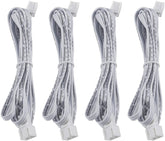 Câbles d'extension 5FT pour kit d'éclairage de cuisine sous armoire à LED à changement de couleur AIBOO CCT, connecteur de câble mâle et femelle à 3 broches, rallonges