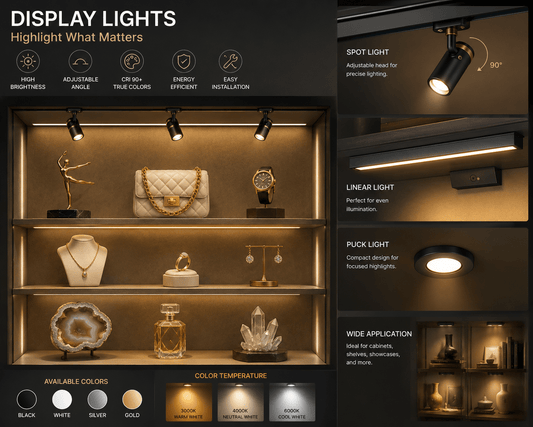 The Ultimate Guide to Choosing the Best Display Lights - AIBOO