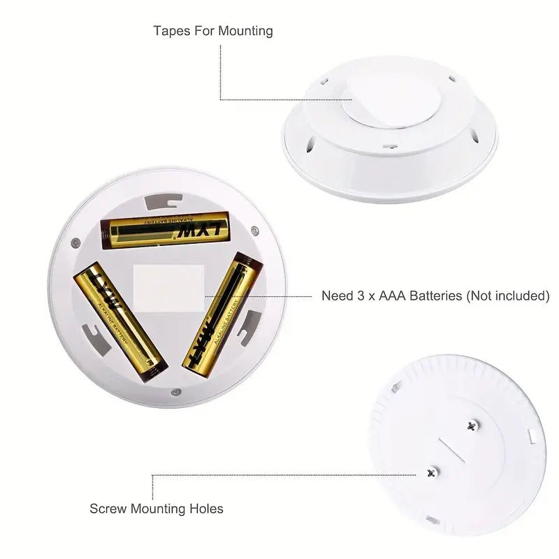 3-Light/6-Light LED Set, Remote Control, Battery-Powered, Warm White or Cool White Light Options, Cabinet Lights, Suitable for Kitchen Cabinets, Display Cabinets for Action Figures, Showcase Cabinets, Bedrooms, and Kitchens (Batteries Not Included)