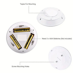 3-Light/6-Light LED Set, Remote Control, Battery-Powered, Warm White or Cool White Light Options, Cabinet Lights, Suitable for Kitchen Cabinets, Display Cabinets for Action Figures, Showcase Cabinets, Bedrooms, and Kitchens (Batteries Not Included)