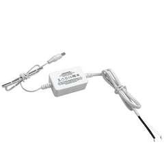 Low Voltage Power Supply, LED Transformer, 110-240VAC to 12V DC, for LED Lights. Standard US and EU Hardwired, 5.5mm x 2.1mm DC-Jack Output Connector for LED Strips, Cabinet Lights (12W 12V 1A, 24W 12V 2A)