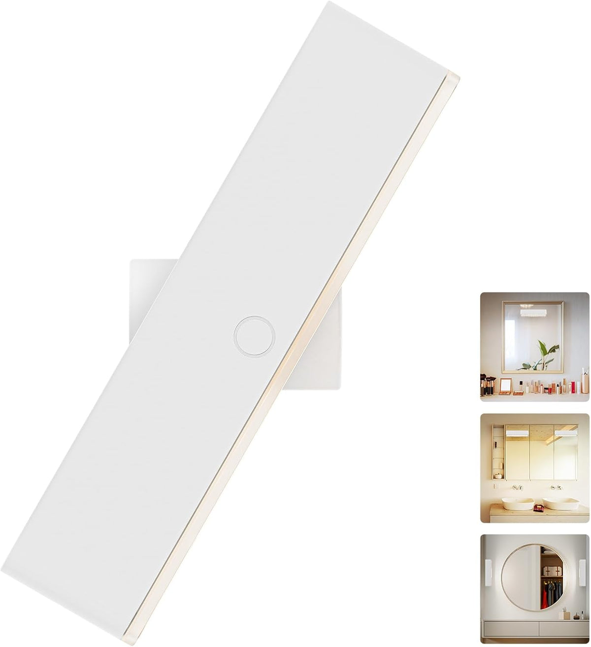 Wireless Vanity Light for Mirror Rechargeable Stick On Makeup Light