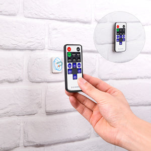 Mini Remote Controller for Single Color LED Strip Lights, RF Dimmer for 12V DC LED Cabinet Puck Lights(Single Color)