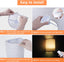 16 RGB Colors Changeable Wall Lamp with Fabric Linen Shade Wireless Dimmable Wall Sconce Lighting Decor (2 PACK)