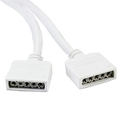 2pcs 78.7 Inches Extension Cords Cable Wire with 5 Pin Connectors for RGBW RGBWW Under Cabinet Strip Lights - extension cord - AIBOO