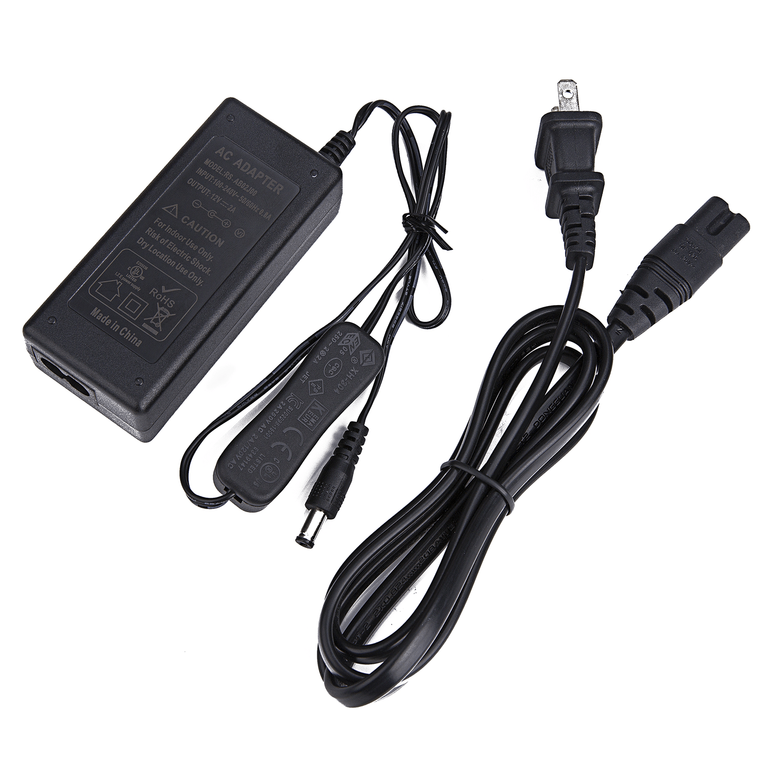 Led Adapter UL Listed 12/24V LED Power Supply Adapter for Lights – AIBOO