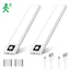 AIBOO LED Motion Sensor Lights，Wireless USB Light Rechargeable 72LED Under Cupboard Kitchen Lights with Magnetic for Wardrobe Stair Cupboard Lights
