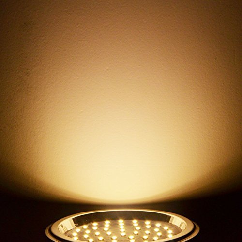 AIBOO 12V LED AR111 Bulb Light 7W SMD G53 Base 120D Beam Angle 600LM Aluminum Housing Replacement of 60W Halogen Lamp - light bulb - AIBOO
