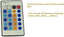 IRC240-S 24 Key IR Remote Led Dimmer Controller for 5050 3528 5630 Single Color Flexible Led Strip Rope lights Dimmer，12v 6a,DC5.52.1mm port