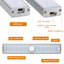 USB Rechargeable LED Under Cabinet Lighting Motion Sensor Closet Lamp Night Light 20LEDs for Closet Wardrobe Stairs