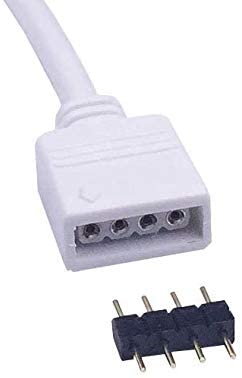 2 Way 4pin Splitter Cord For Low Voltage Cabinet Lights, Strips