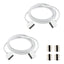 5 pin extension cord 2 Pack