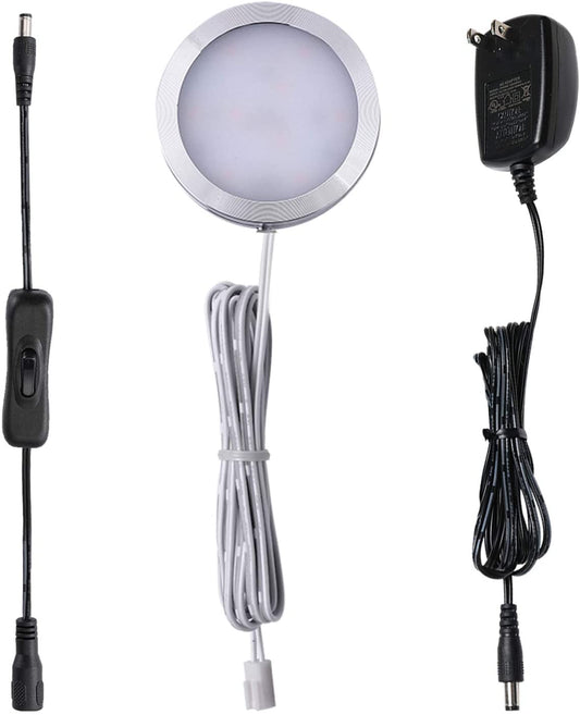 Einzelnes LED-Pucklicht für AIBOO Unterschrank-LED-Pucklichter, Lampen 12 V für Küchentheke, Schrank, Schrankbeleuchtung  1140