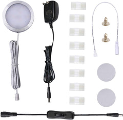 Einzelnes LED-Pucklicht für AIBOO Unterschrank-LED-Pucklichter, Lampen 12 V für Küchentheke, Schrank, Schrankbeleuchtung 