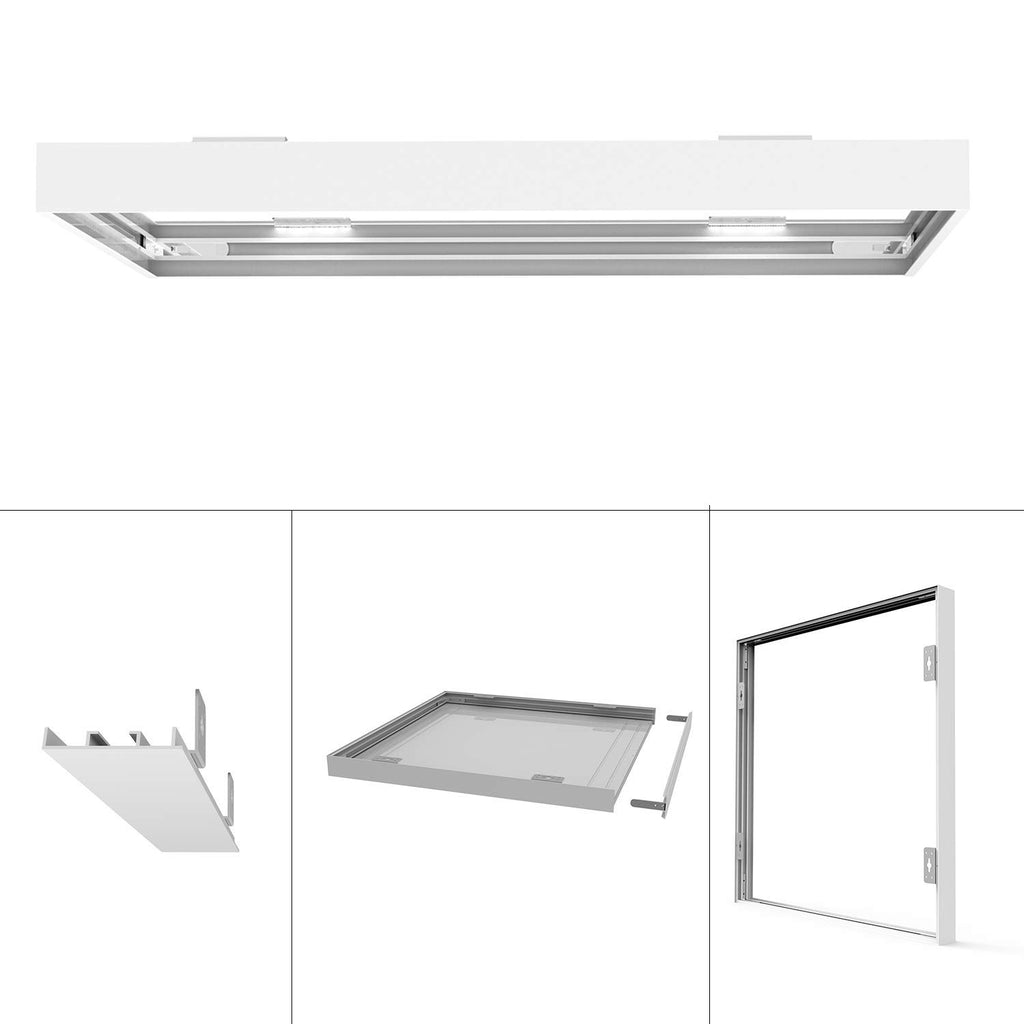 LED Surface Mounting Panel Frame (600 X 600mm/600 X620mm, White)