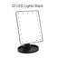 Professional 22 LED Makeup Mirror Light Portable Rotation Vanity Lights Lamp Touch Bright Adjustable USB Or Battery Use Black