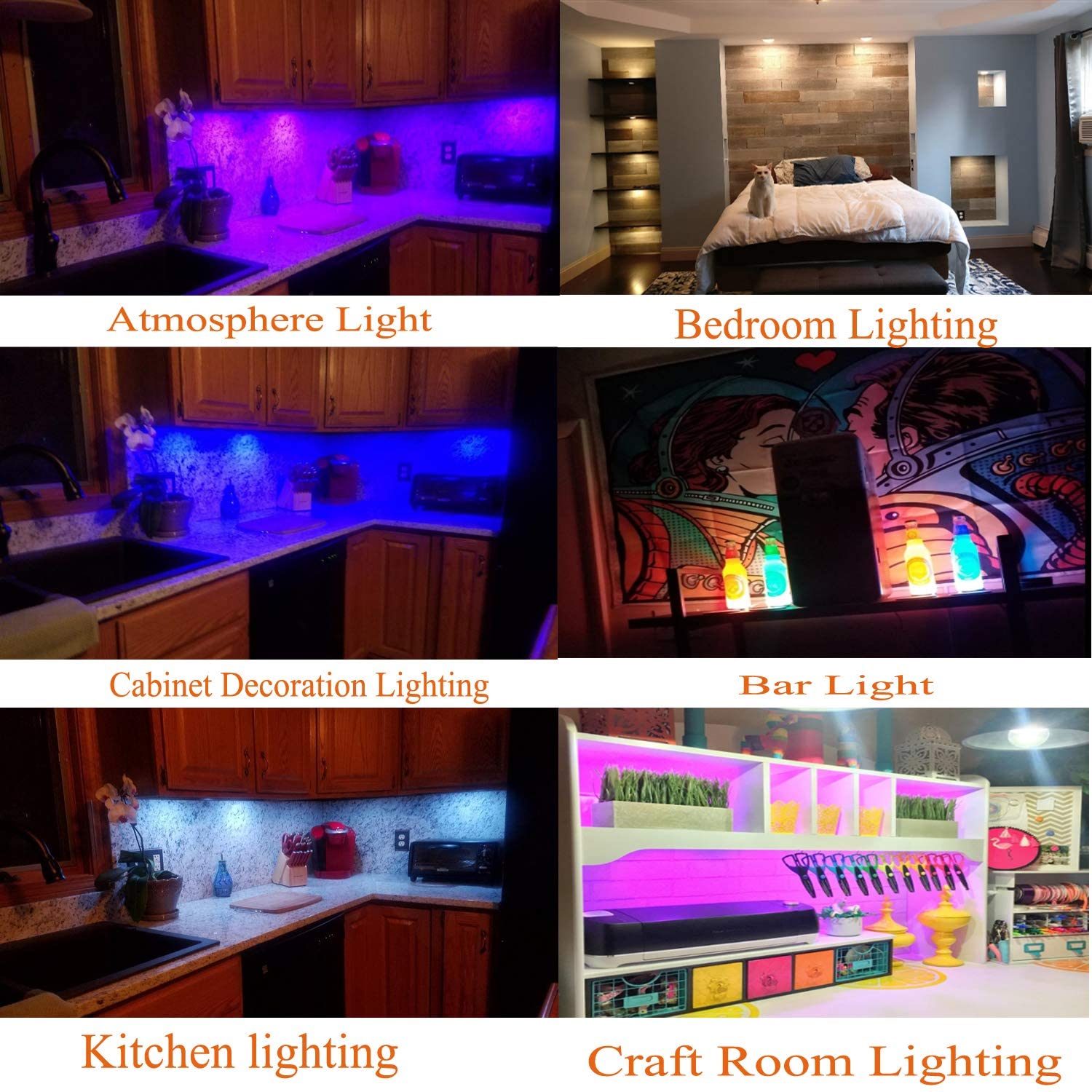 AIBOO 24V Round Color Changing Puck Lights Kit,Multicolor Under Counter Lighting Kit Linkable for Kitchen,Cabinet,Showcase,Display,Bedroom with 40 Key Dimmable Remote,12W 5 Packs (RGB+White RGW/ RGB+Warmwhite RGBWW)