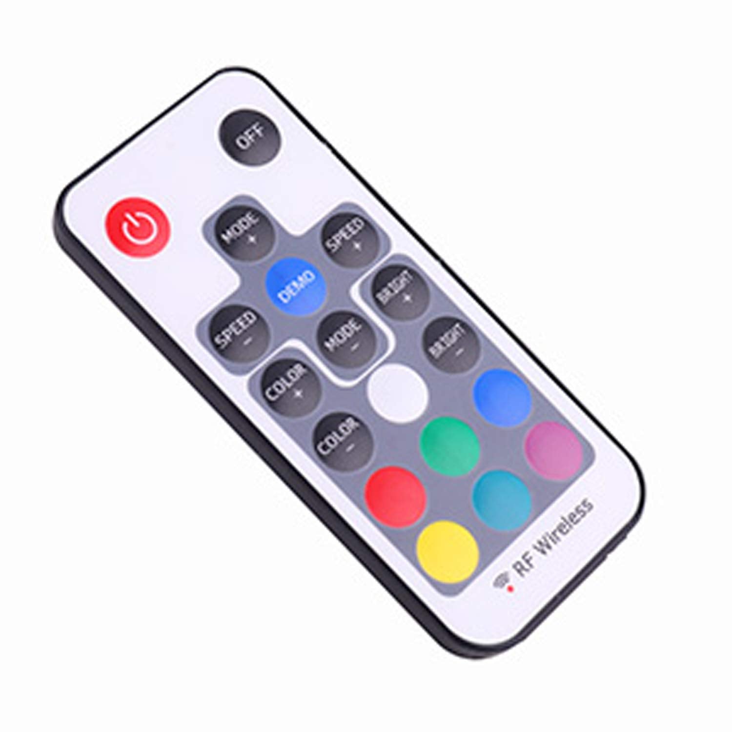 AIBOO DC 5V-24V 6A LED Controller with 16 Keys Mini RF Remote Control