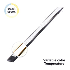 Lampe de cuisine à LED rechargeable par USB, installation magnétique, capteur de balayage manuel, lampe pour armoire, armoire, placard, 20/40 cm