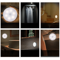 AIBOO Battery Powered LED Motion Sensor Puck Lights (2 Packs/Lot) - battery powered - AIBOO