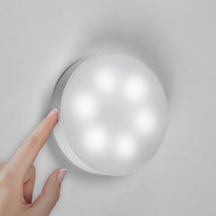 AIBOO USB Rechargeable Puck Lights, Dimmable 4000K/6000K (2-Pack) - battery powered puck lights - AIBOO
