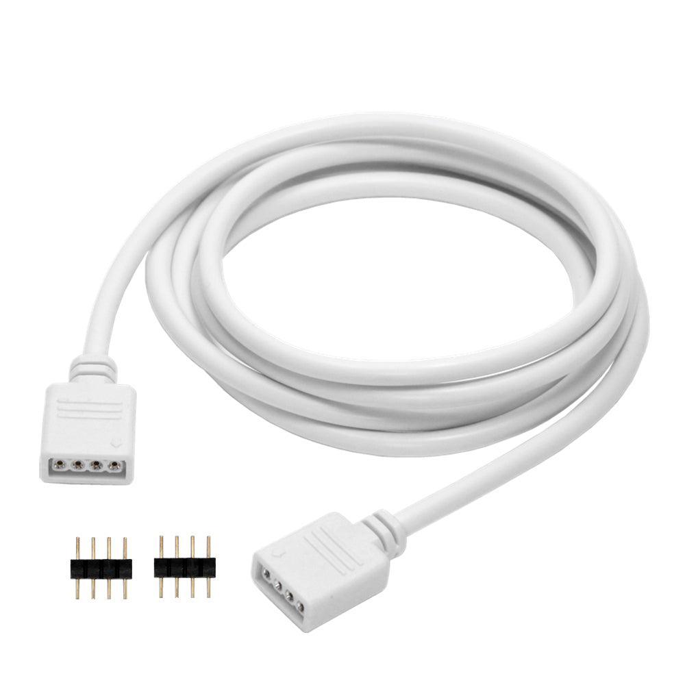 LitaElek Cable d'extension 5m Connecteur ruban LED à 4 broches RGB rallonge  flexible de bande de LED pour SMD 5050 3528 2835 R[445] - Cdiscount Maison