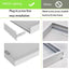 LED Surface Mounting Panel Frame (600 X 600mm/600 X620mm, White)