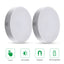 AIBOO USB Rechargable Puck lights Dimmable 4000K/6000K switchable (2 Packs)