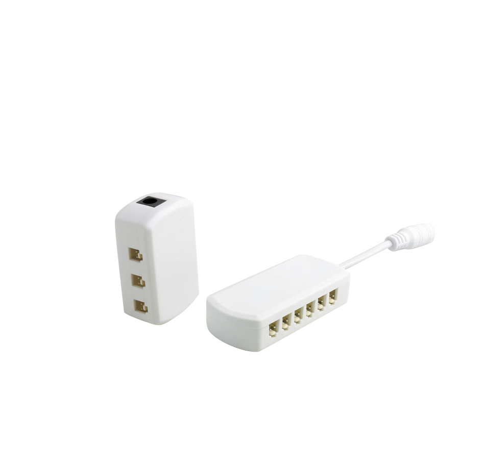 2 pin distributor white case for single white lights