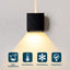 Waterproof LED Wall Light for Indoor Outdoor Lighting(12W Black, IP45)